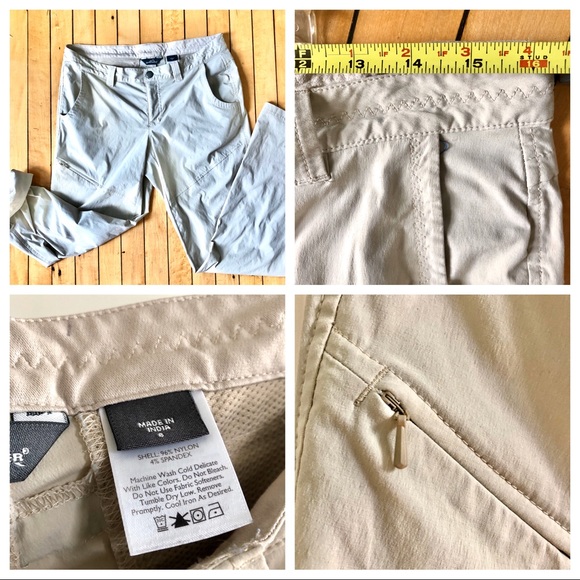 Eddie Bauer Pants - Eddie Bauer TRAVEX Sz 8 Zip pocket convertible